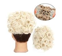 Moño de Pelo Moño sintético for mujer, accesorio for el cabello, extensiones de cola de caballo, rizos, moño desordenado, moño con cordón, peine for el cabello, moño for el cabello Pieza de Pelo de Mo
