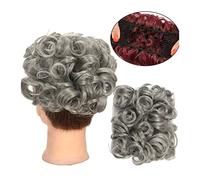 Moño de Pelo Moño sintético for mujer, accesorio for el cabello, extensiones de cola de caballo, rizos, moño desordenado, moño con cordón, peine for el cabello, moño for el cabello Pieza de Pelo de Mo
