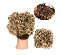 Moño de Pelo Moño sintético for mujer, accesorio for el cabello, extensiones de cola de caballo, rizos, moño desordenado, moño con cordón, peine for el cabello, moño for el cabello Pieza de Pelo de Mo