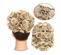 Moño de Pelo Moño sintético for mujer, accesorio for el cabello, extensiones de cola de caballo, rizos, moño desordenado, moño con cordón, peine for el cabello, moño for el cabello Pieza de Pelo de Mo