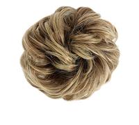 Moño de pelo Postizo rizado ondulado y ondulado con moño de donut for mujer, extensiones de cabello con moño desordenado, moño de pelo sintético, banda elástica, coleteros Updo Pieza de pelo de moño p