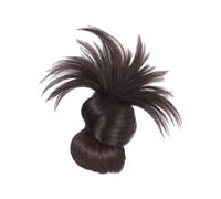 Moño de pelo sintético para moños desordenados, cómodo pelo sintético para mujer, viajes, estilo informal y aspecto moderno