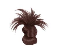 Moño de pelo sintético - Pinza para moños desordenados | Accesorio de pelo artificial para niñas, fiestas, viajes, eventos y ocasiones