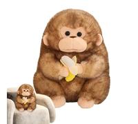 Mono de peluche - Muñeca suave de 30 cm - Muñeca BnnMonkey, para niños que nacen viviendo SofBedside Tble