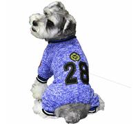 Mono de punto de invierno para perros "28" de GogiPet, rosa, talla XXL