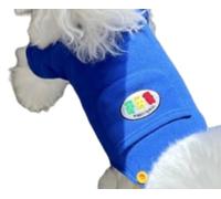 Mono de verano para perro, ropa para cachorros, lindos mamelucos para mascotas, bloque de color, pantalones casuales para perro, bichón, chihuahua, tirantes, abrigo para perro (M, azul)