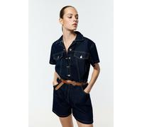 Mono denim corto AZUL S