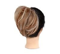 Moño desordenado for mujer, moño sintético corto y recto, coleta, elástico extendido, accesorios for el cabello Pieza de Pelo de Moño Desordenado
