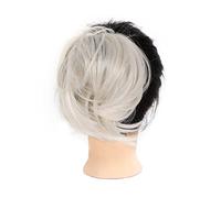 Moño desordenado for mujer, moño sintético corto y recto, coleta, elástico extendido, accesorios for el cabello Pieza de Pelo de Moño Desordenado