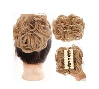 Moño desordenado Moño de pelo Clip de garra sintética Extensiones de cabello de moño para mujeres Pieza de cabello de moño desordenado Postizo Updo ondulado Gomas rizadas onduladas Clip en pelo de g