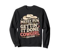 Moño desordenado y Conseguir Que se Haga Cowgirl Edition Sudadera
