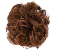 Moño Despeinado para Mujer 1 paquete de moño donut sintético, desordenado, rebanadas cabello, diademas onduladas rizadas, peluca for mujer, sintética, extensiones Moño Postizo(6AH27)