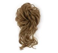 Moño Despeinado para Mujer 1 paquete de moño sintético, desordenado con borlas, extensiones cola caballo, ondulado for mujer, bandas elásticas for el cabello Bungee, for Moño Postizo(6)