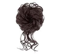 Moño Despeinado para Mujer 1 paquete de moño sintético, desordenado con borlas, extensiones cola caballo, ondulado for mujer, bandas elásticas for el cabello Bungee, for Moño Postizo(2-33)