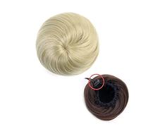 Moño Despeinado para Mujer 1 paquete de moño sintético, recto, rosquilla, peluca con cordón, bailarina falso for mujeres, accesorios for el cabello Moño Postizo(006)