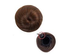 Moño Despeinado para Mujer 1 paquete de moño sintético, recto, rosquilla, peluca con cordón, bailarina falso for mujeres, accesorios for el cabello Moño Postizo(002)