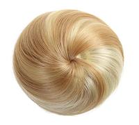 Moño Despeinado para Mujer Bollo de pelo sintético, moño donut con banda elástica, extensiones cola caballo, pinza for el, peluca, tocado for mujer Moño Postizo(105)
