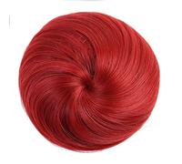 Moño Despeinado para Mujer Bollo de pelo sintético, moño donut con banda elástica, extensiones cola caballo, pinza for el, peluca, tocado for mujer Moño Postizo(101)