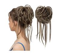 Moño Despeinado para Mujer Donut Bun Messy Ponytail Extensiones con elástico Bungee Curl Hair Bands Extension Pelucas for mujeres Moño Postizo(6H24B)