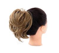Moño Despeinado para Mujer Moño desordenado for mujer, moño sintético corto y recto, coleta, elástico extendido, accesorios for el cabello Moño Postizo(10)