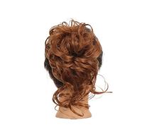 Moño Despeinado para Mujer Pelucas sintéticas Fluffy Messy Wavy Bun Alargamiento Hairband Elástico Ponytail Hair Pieces for Mujeres Niñas Moño Postizo(01)