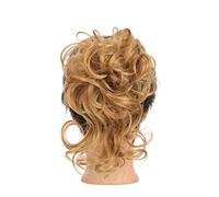 Moño Despeinado para Mujer Pelucas sintéticas Fluffy Messy Wavy Bun Alargamiento Hairband Elástico Ponytail Hair Pieces for Mujeres Niñas Moño Postizo(08)
