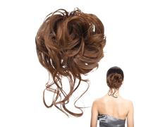 Moño Despeinado Postizo,Accesorio Capilar Clip de Garra para Mujer | Accesorios Para Coleta De Niñas Novia Y Mujer