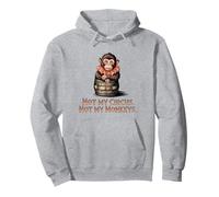 Mono Divertido de Animales Lindos Not My Circus Not My Monkeys Sudadera con Capucha