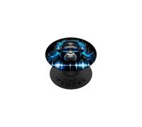 Mono Divertido Safari Amante de la Naturaleza Amante de los PopSockets PopGrip Adhesivo