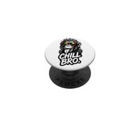 Mono Divertido Safari Amante de la Naturaleza Amante de los PopSockets PopGrip Adhesivo