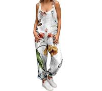 Mono Entero Vaquero Fiesta Elegante Tirantes Rojos Deporte con Embarazadas Baile Invitadisima Baggy Vino Largas Engomado Hippie Primavera Acampanados Originales Cuerpo Un