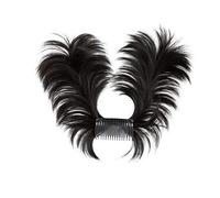 Moño falso Pinza for el pelo for moño desordenado, pinza for fácil de usar, peinados versátiles, peluca esponjosa for cabello fino o grueso Accesorios para el cabello(Negro)