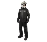 FXR Maverick Lite Traje de moto de nieve de una pieza, negro-gris, tamaño 2XL
