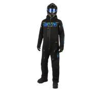FXR Maverick Lite Traje de moto de nieve de una pieza, negro-azul-amarillo, tamaño M