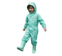 Mono Impermeable Para NiñOs Puddle Suit Con Detalles Reflectantes Conjunto De Mono Impermeable Y PantalóN De Lluvia Para NiñOs Y NiñAs