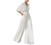 Mono Largo De Punto para Madre De Comunión - Felpa Mujer Chandals De Vestir - Fluido Tejano Corto - Ropa Monos Tallas Grandes - Encaje