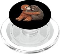 Mono Macaco Bebé Abrazando Naranja Peluche Lindo PopSockets PopGrip para MagSafe