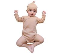 Mono Mameluco para Bebé Recién Nacido De Una Pieza casual verano trajes Bebe Algodón con Cuello Redondo infantil suave ropa Abrigo Invierno Niños Niñas
