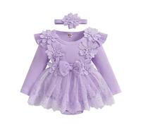 Mono Mameluco para Bebé Recién Nacido Ropa de Neutral Niño Bebe Niña Algodón con Cuello Redondo Sólido Cómodo Infantil Pijama Invierno Niños Niñas