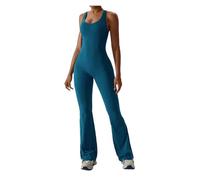 Mono Mujer Elegante Traje De Entrenamiento De Yoga For Mujer, Ropa Deportiva For Gimnasio, 1 Pieza, Mono Deportivo, Monos De Fitness Elásticos, Monos De Entrenamiento Push Up For Mujer(Deep Sea Blue,L