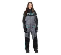 FXR Maverick Lite Damas One Piece Traje de moto de nieve, negro-gris, tamaño 6 para Mujer