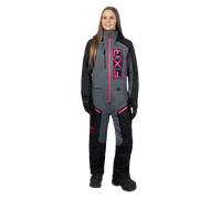 §Mono Mujer FXR Recruit Lite Negro-Carbón-Fucsia§