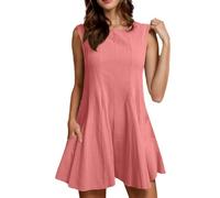Mono Mujer Marcel Mangas Decontracte Mono Mujer Con Tirantes Espaguetis Monos Playa Verano Mameluco Lache Casual Mono Corto Con Bolsillo Pantalones Cortos Mono, rosa, S (s)