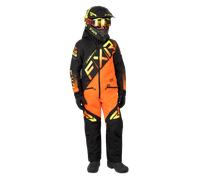 FXR CX 2023 Traje de moto de nieve juvenil de una pieza, negro-naranja, tamaño 14