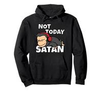 Mono Not Today Satan Sudadera con Capucha