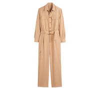 Mono pantalón, con cinturón. Talla 38. Color beige