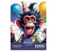 Mono Paquete De 1000 Piezas Mono with Colorful Balloons Playful Papel Ecológico Personas Que Aman Entrenamiento Cerebral Fácil De Limpiar Desafiante Y Divertido 70x50cm/1000pcs