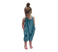 Mono para bebé con cinturón sin espalda para niños pequeños, con protección, azul, 6-12 meses