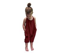 Mono para bebé con cinturón sin espalda para niños pequeños, con protección, Vino, 12-18 meses