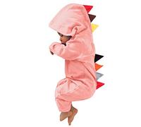 Mono para bebé recién nacido Niñas Niños Traje De Nieve Otoño Invierno Franela Lindo Bodies Body Manga Larga con Capucha e